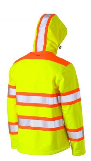 Picture of Bisley, Taped Bouble Hi Vis Softshell Jacket